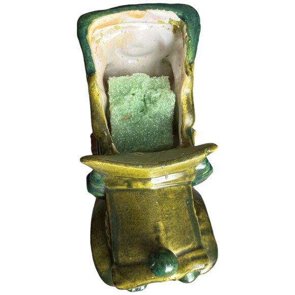 Vtg 1970s RUBENS ORIGINALS Antique Car PLANTER Hand-Painted Taiwan 7" L X 3" W - Picture 9 of 14